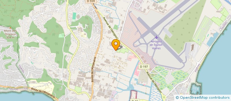 localisation de l'entreprise PROMED  HYERES