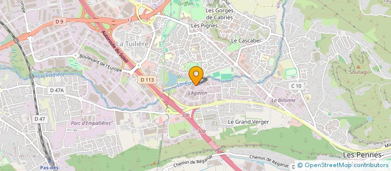 localisation de l'entreprise PROMED à LES PENNES-MIRABEAU