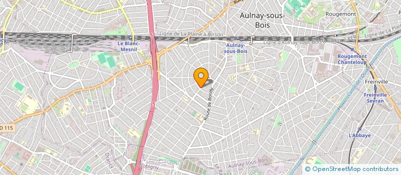 localisation de l'entreprise PROMED à AULNAY-SOUS-BOIS
