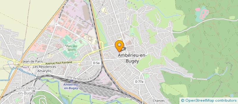 localisation de l'entreprise PROMED ASSISTANCE  SAINT-DENIS-EN-BUGEY