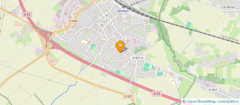 localisation de l'entreprise PROMEDIA à ORCHIES