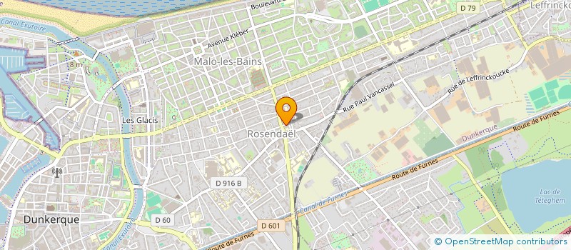 localisation de l'entreprise PROMEDIC à DUNKERQUE