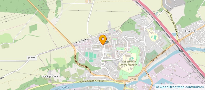 localisation de l'entreprise PROMEDIF à MONTEREAU-FAULT-YONNE