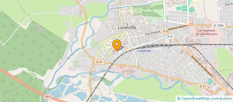 localisation de l'entreprise PROMEDIM  LUNEVILLE