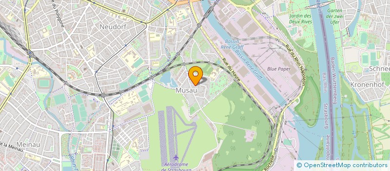 localisation de l'entreprise PROMEG à STRASBOURG