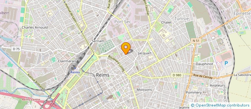 localisation de l'entreprise PROMEIS  REIMS