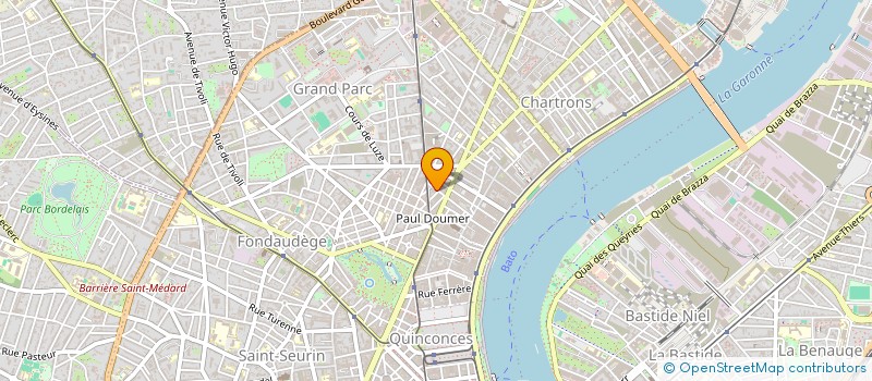 localisation de l'entreprise PROMELEC à BORDEAUX