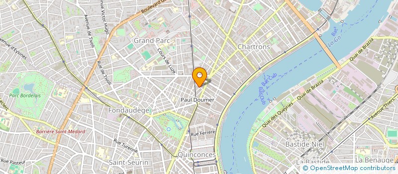 localisation de l'entreprise PROMELEC SERVICE à BORDEAUX