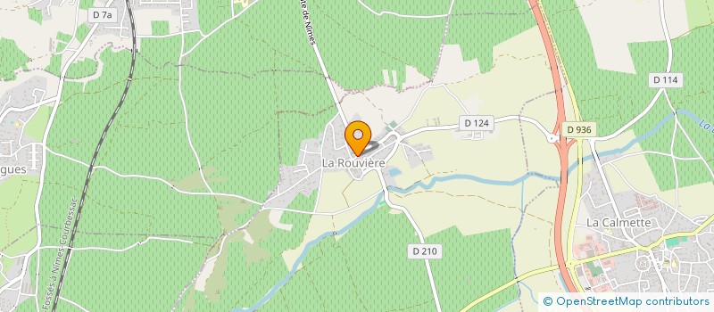 localisation de l'entreprise PROMEMA à LA ROUVIERE