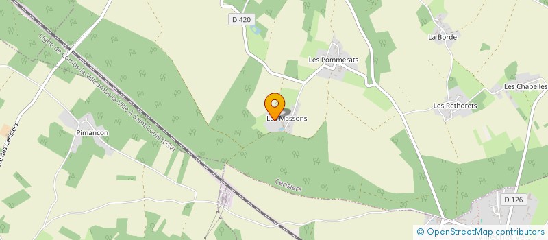 localisation de l'entreprise PROMEN'ANES à CERISIERS