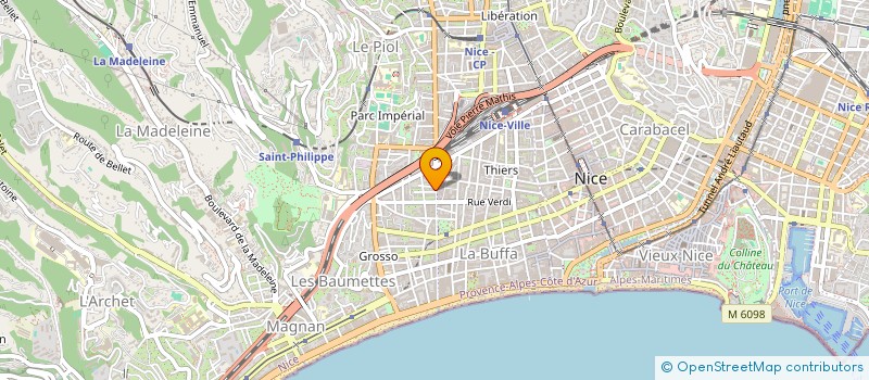 localisation de l'entreprise PROMENADE DES ANGES 14 JUILLET 2016 à NICE