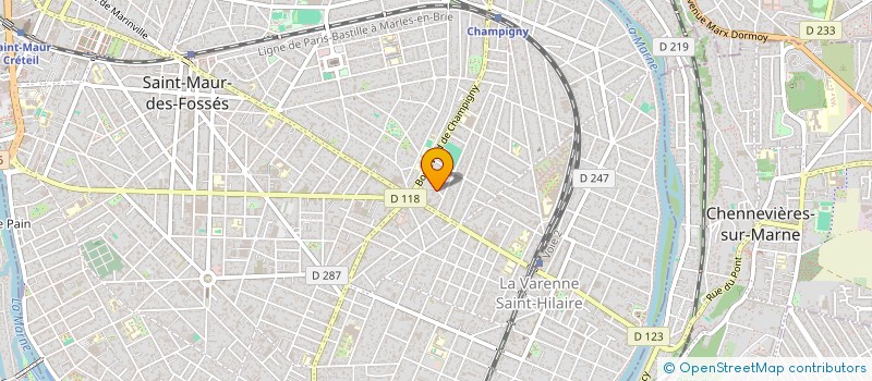 localisation de l'entreprise PROMENADE DES ANGLAIS à SAINT-MAUR-DES-FOSSES