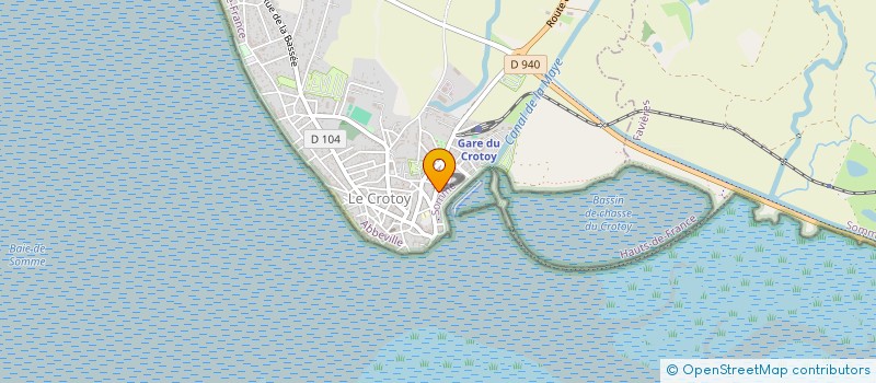localisation de l'entreprise PROMENADE EN BAIE à LE CROTOY