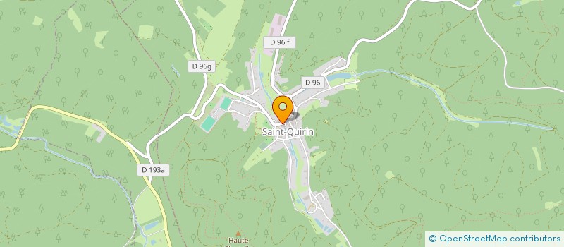 localisation de l'entreprise PROMENONS-NOUS DANS LES BOIS  SAINT-QUIRIN
