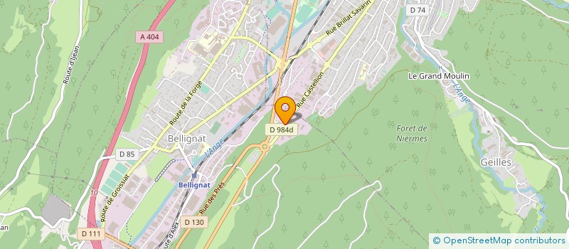 localisation de l'entreprise PROMENS SA à BELLIGNAT