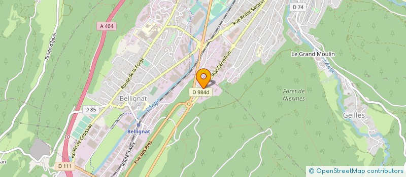 localisation de l'entreprise PROMENS SARL à BELLIGNAT
