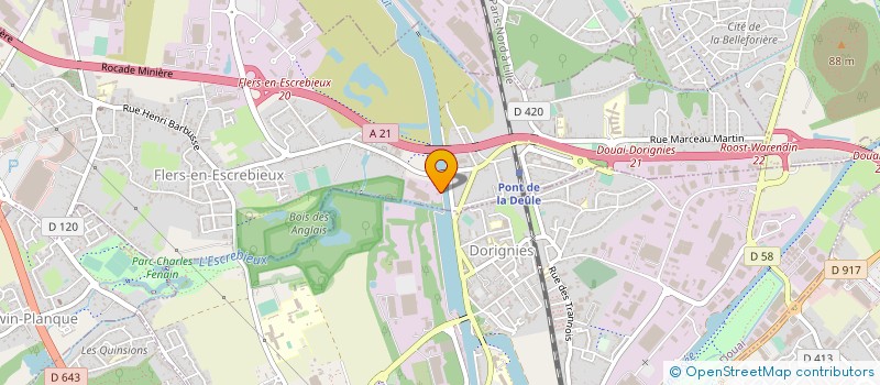 localisation de l'entreprise PROMERAC à FLERS-EN-ESCREBIEUX
