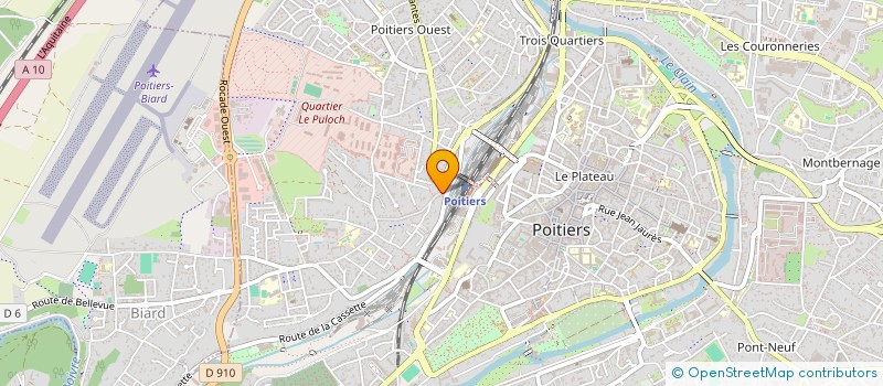 localisation de l'entreprise PROMESIL INTERNATIONAL à POITIERS