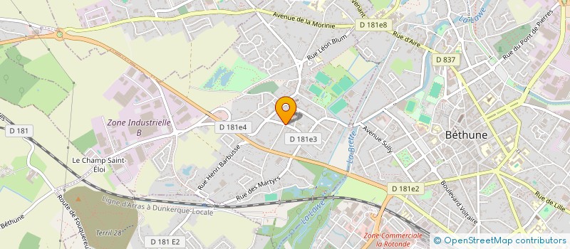 localisation de l'entreprise PROMESSE à ANNEZIN