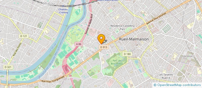 localisation de l'entreprise PROMESSE AZUR à RUEIL-MALMAISON