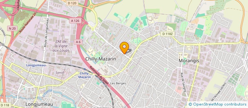 localisation de l'entreprise PROMESSE COMMUNICATION à CHILLY-MAZARIN