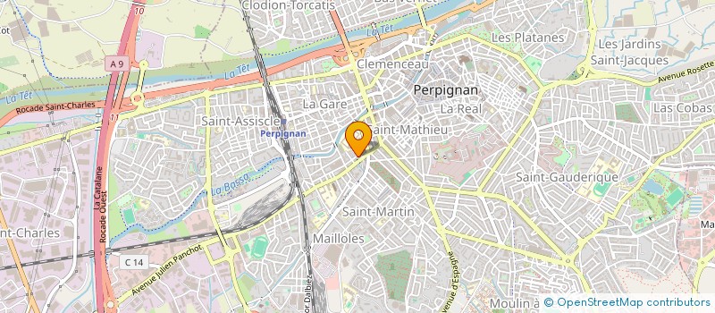 localisation de l'entreprise PROMESSE DE SOURCES à PERPIGNAN