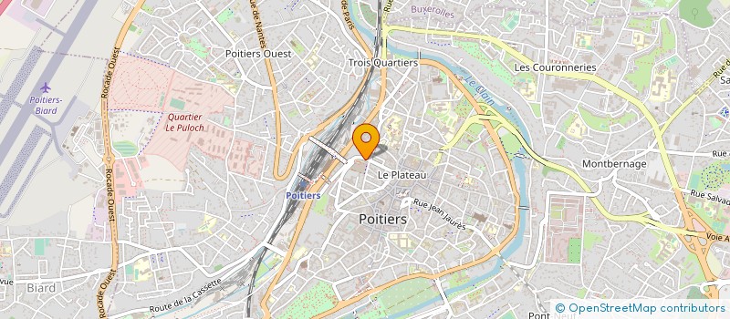 localisation de l'entreprise PROMESSE TV à POITIERS