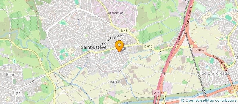 localisation de l'entreprise PROMESSES  SAINT-ESTEVE