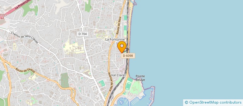 localisation de l'entreprise PROMEST à ANTIBES