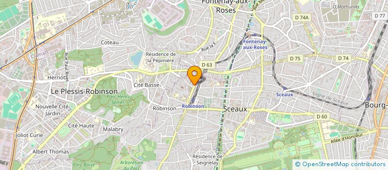 localisation de l'entreprise PROMESTIA à SCEAUX