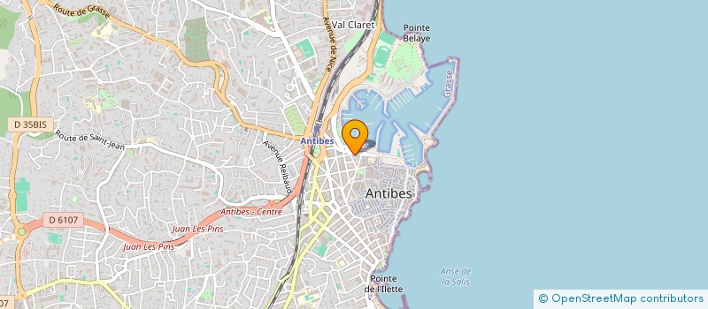 localisation de l'entreprise PROMETA CONSTRUCTION-NAVALE à ANTIBES