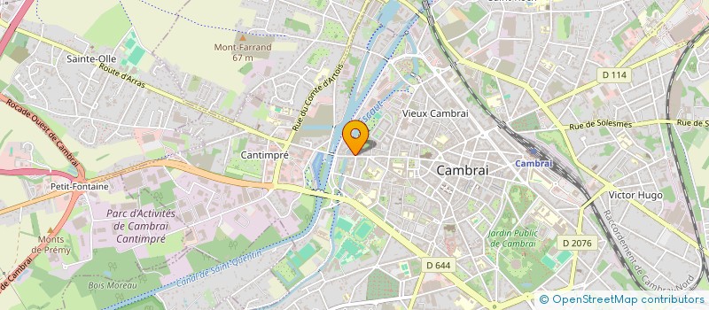 localisation de l'entreprise PROMETALIC à FONTAINE-NOTRE-DAME