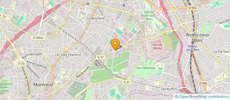 localisation de l'entreprise PROMETE CONSULTING à MONTREUIL
