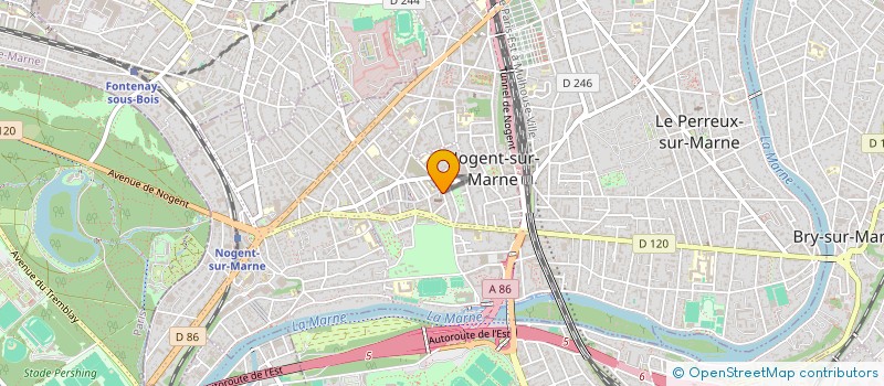 localisation de l'entreprise PROMETHEA à NOGENT-SUR-MARNE