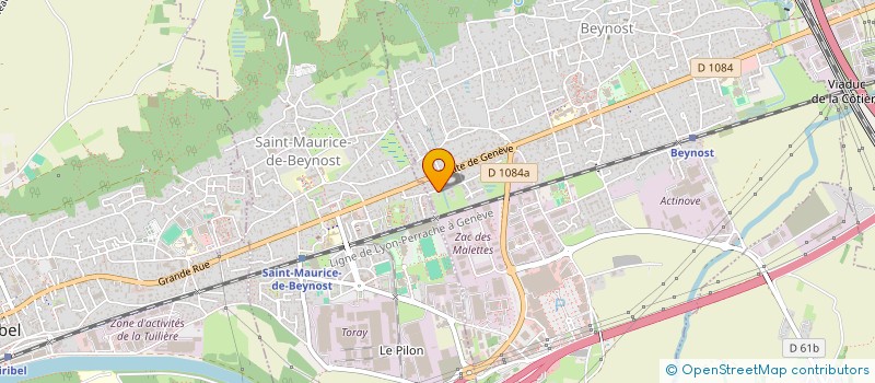 localisation de l'entreprise PROMETHEE  BEYNOST