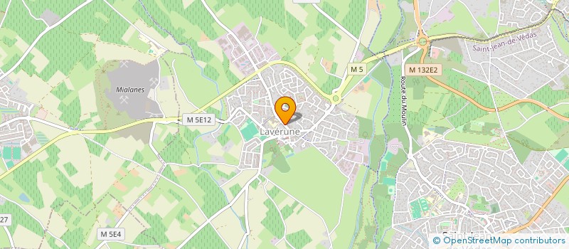 localisation de l'entreprise PROMETHEE  LAVERUNE