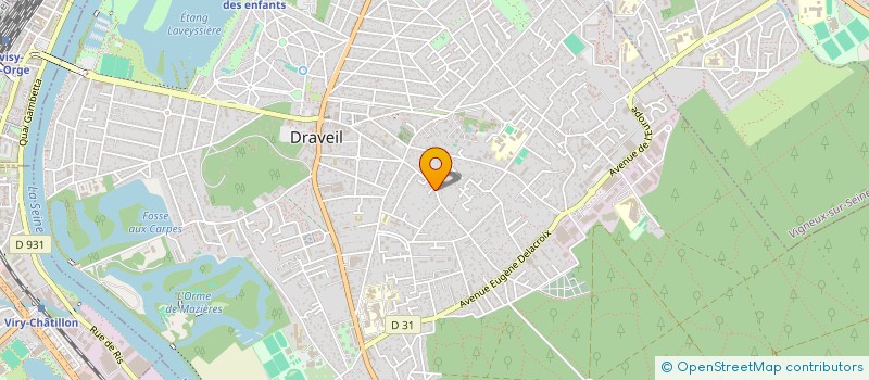localisation de l'entreprise PROMETHEE à DRAVEIL