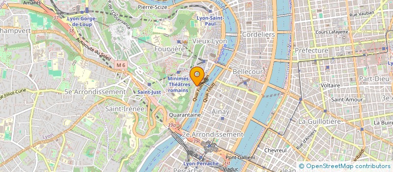 localisation de l'entreprise PROMETHEE ASSURANCES & CONSEILS à LYON