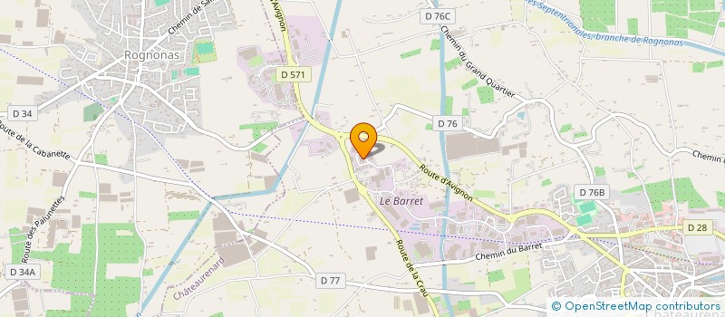 localisation de l'entreprise PROMETHEE CONSEIL à CHATEAURENARD