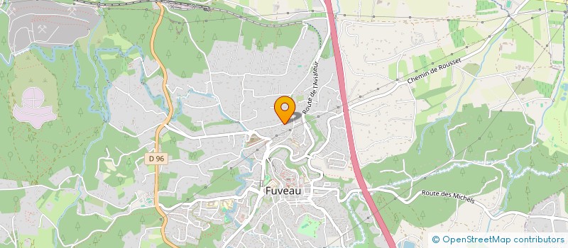 localisation de l'entreprise PROMETHEE GESTION  FUVEAU