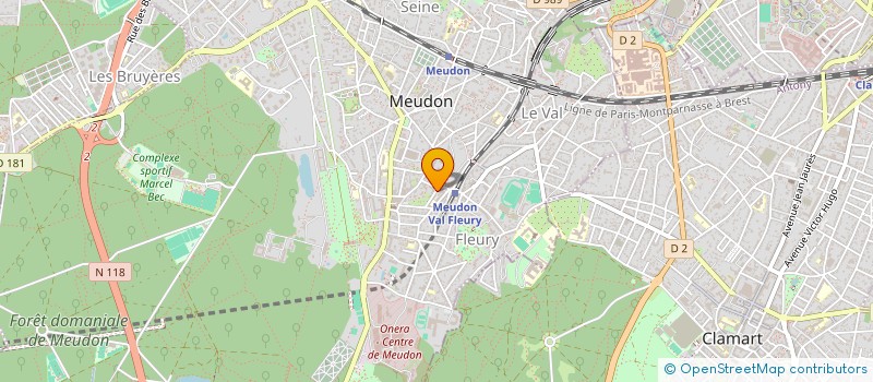 localisation de l'entreprise PROMETHEE PARTNERS à MEUDON