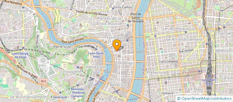 localisation de l'entreprise PROMETHEE SARL à LYON
