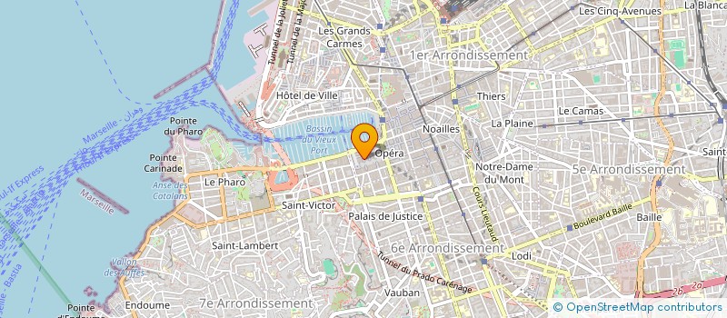 localisation de l'entreprise PROMETHEIS HOLDING  MARSEILLE