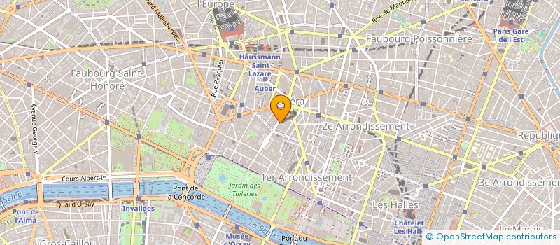 localisation de l'entreprise PROMETHEUS à PARIS