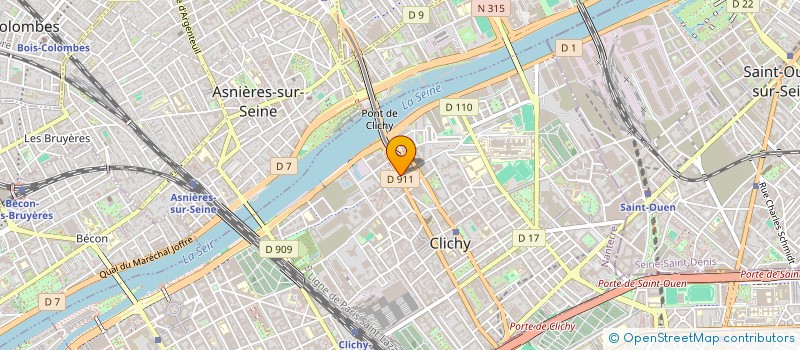 localisation de l'entreprise PROMETHEUS FINANCE à CLICHY