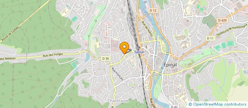 localisation de l'entreprise PROMETHEUS SANTETECH  EPINAL