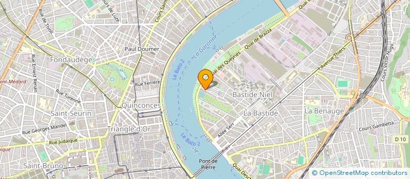 localisation de l'entreprise PROMETHIUM CONSEIL  BORDEAUX