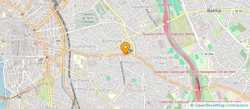localisation de l'entreprise PROMETHIUM TOULOUSE à TOULOUSE