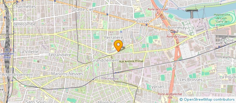 localisation de l'entreprise PROMETHYS RECRUITMENT  VILLEURBANNE