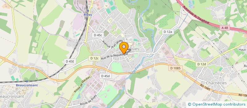 localisation de l'entreprise PROMEX  RIVES